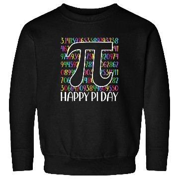 Discover Happy Pi Day Kids Math Teachers Student Sweatshirts