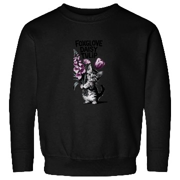 Discover Subtle Floral Anti Trump Flowers Foxglove Daisy Sweatshirts