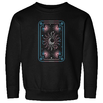 Discover Mystical Transgender Tarot Card with Sun and Moon Sweatshirts
