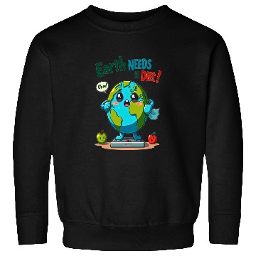 Discover Sweatshirts - Earth Needs a Diet – Go Green Now