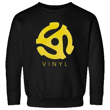 Discover 45RPM Retro Vinyl Record Adaptor Sweatshirts