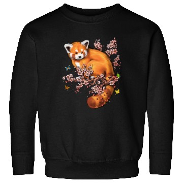 Discover Red Panda Cherry Blossom Sweatshirts