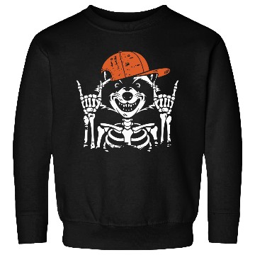 Discover Rocker Raccoon Bones Sweatshirts