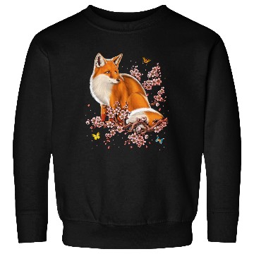 Discover Fox Cherry Blossom Sweatshirts
