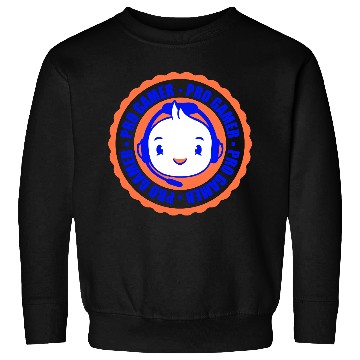 Discover Duck Pro Gamer Logo Gaming Headset Console Game Sweatshirts