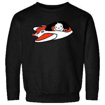 Discover Duck Spaceship Pilot Space Science Fiction Cool Sweatshirts