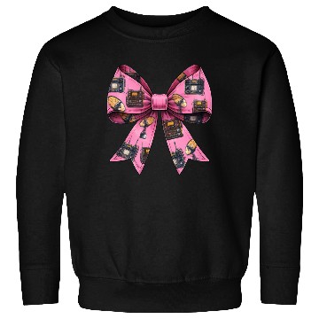 Discover Coquette Bow Ham Radio Pattern Operator Sweatshirts