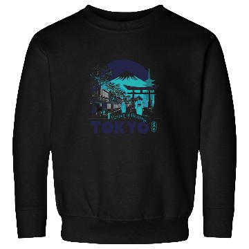 Discover Tokyo Skyline with Mount Fuji Sweatshirts