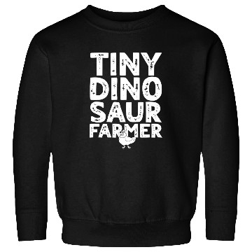 Discover Dino Funny Dinosaur Farmer - Tiny Dinosaur farmer Sweatshirts