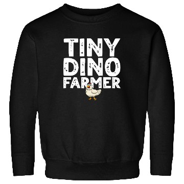 Discover Tiny dino farmer - Dinosaur Funny Dino Farmer Sweatshirts