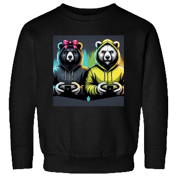Discover Gamer Bears Sweatshirts