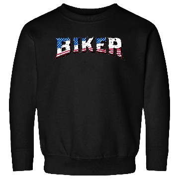 Discover Motorcycle Biker | USA Flag | Biker & Dad Gift Sweatshirts