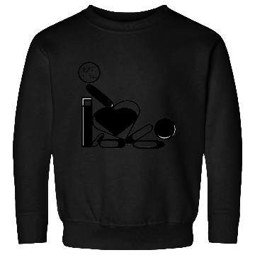 Discover I Love Me Doing You – Abstract Graphic Design Sweatshirts