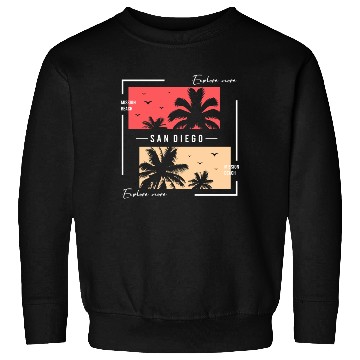 Discover San Diego Mission Beach Sweatshirts