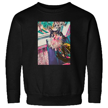 Discover Tropical Funky Cat Sweatshirts