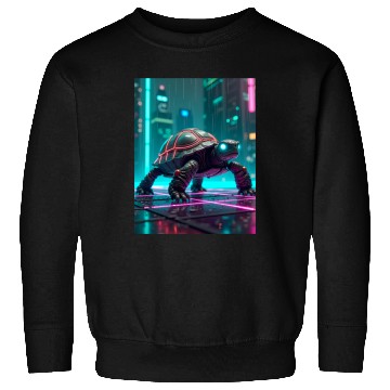 Discover Cyberpunk Turtle Sweatshirts