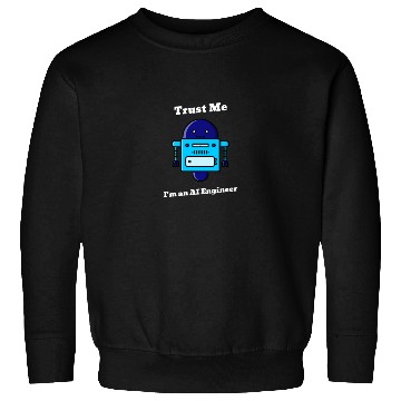 Discover Trust Me I m an AI Engineer Sweatshirts