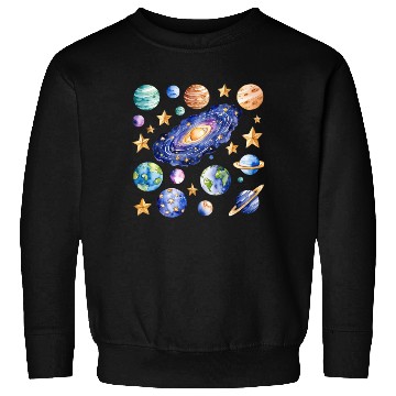 Discover Galaxies, planets and stars Sweatshirts