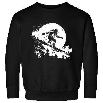 Discover Snowboarding Girl Drawing Sweatshirts