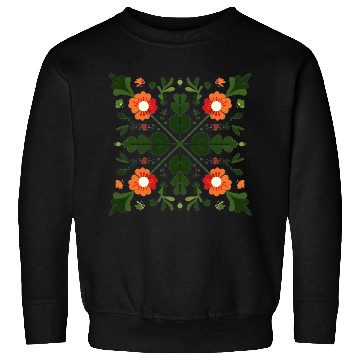 Discover Folk Floral Mandala Sweatshirts