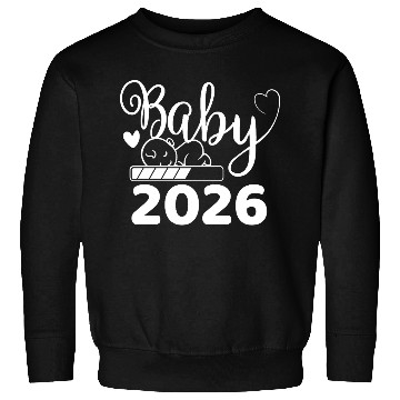 Discover Baby 2026 Loading Expecting Joyful Arrival Sweatshirts