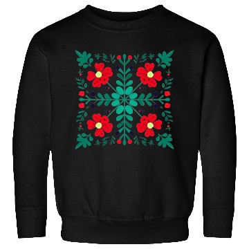 Discover Folk Floral Mandala Sweatshirts
