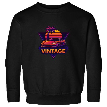 Discover Retro Drive – Neon Synthwave Speed Sweatshirts