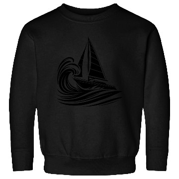 Discover Elegant Sailing Boat In Swell Sweatshirts