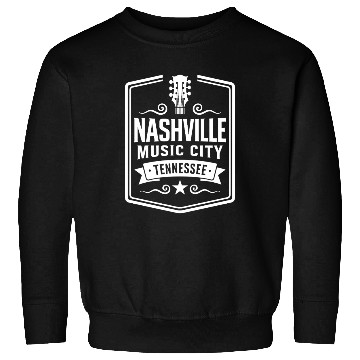 Discover Nashville Music City Guitar Tennessee Sweatshirts