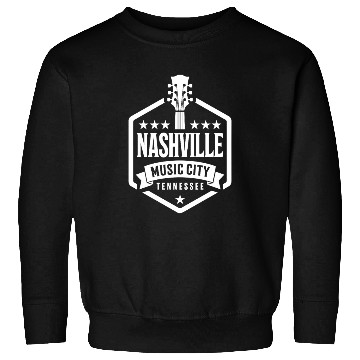 Discover Nashville Music City Guitar Tennessee Sweatshirts