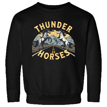 Discover "Thunder Horses – Wild Storm Riders Sweatshirts