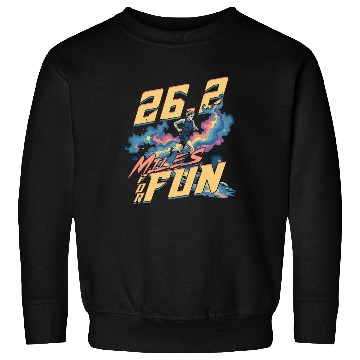 Discover Marathon Marathoner Running 26.2 Miles For Fun Sweatshirts