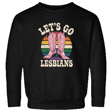 Discover Let’s Go Lesbians Subtle Lesbian Pride Sweatshirts