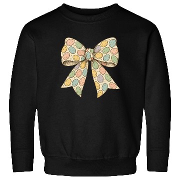 Discover Hoppy Easter Coquette Bow Sweatshirts