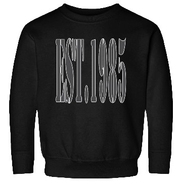 Discover EST. 1985 Gray Edition Sweatshirts – Timeless Vintage