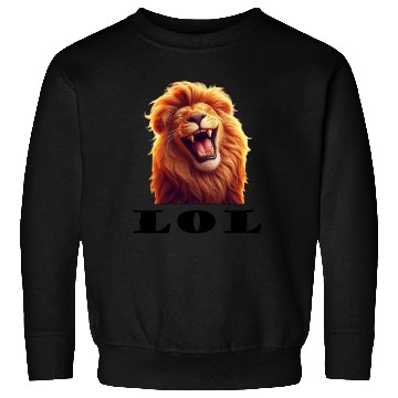 Discover laughing lion Sweatshirts