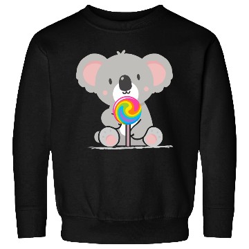 Discover Cute koala with a colorful lollipop Sweatshirts