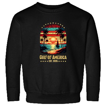 Discover Retro Golf Of USA America Est 2025 American Flag Sweatshirts