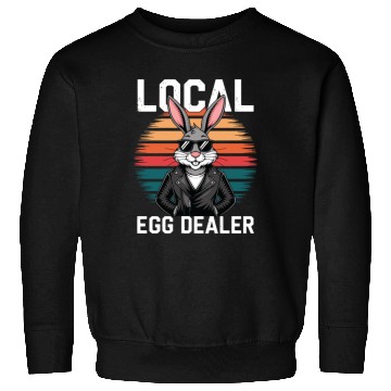 Discover Retro Local Egg Dealer Easter Bunny Easter Sunday Sweatshirts