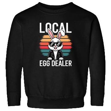 Discover Local Egg Dealer Easter Bunny Vintage Egg Farmer Sweatshirts