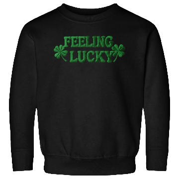 Discover Feeling Lucky Shamrocks Clover Sweatshirts
