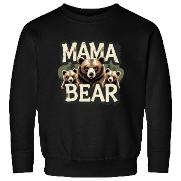 Discover Mama Bear & Cubs Rustic Sweatshirts for Moms
