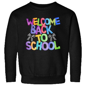 Discover Welcome Back to School Coquette Bow Design Sweatshirts