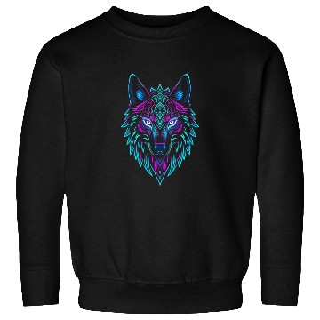 Discover wolf face Sweatshirts
