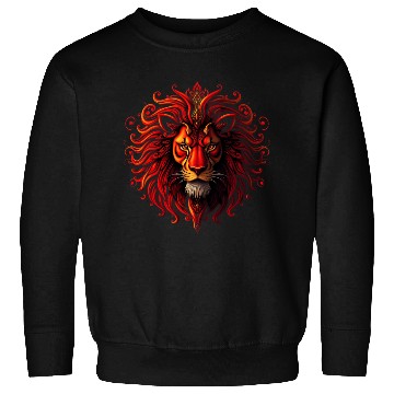 Discover lion face Sweatshirts