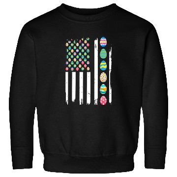 Discover USA Flag Easter Day Eggs Celebrate Patriotic Sweatshirts