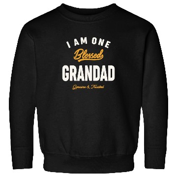Discover I Am One Blessed Grandad Dad Grandpa Sweatshirts