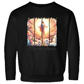 Discover Easter Day Jesus He is risen Sweatshirts