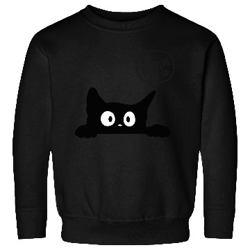 Discover Black Cat- cute meow Sweatshirts