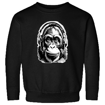 Discover Urban Gorilla Headphones Design Sweatshirts